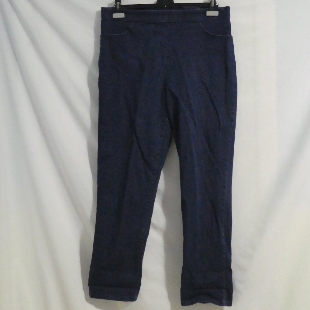 CROFT & BARROW | large stretch average | Blue Slip-On Denim | NWOT